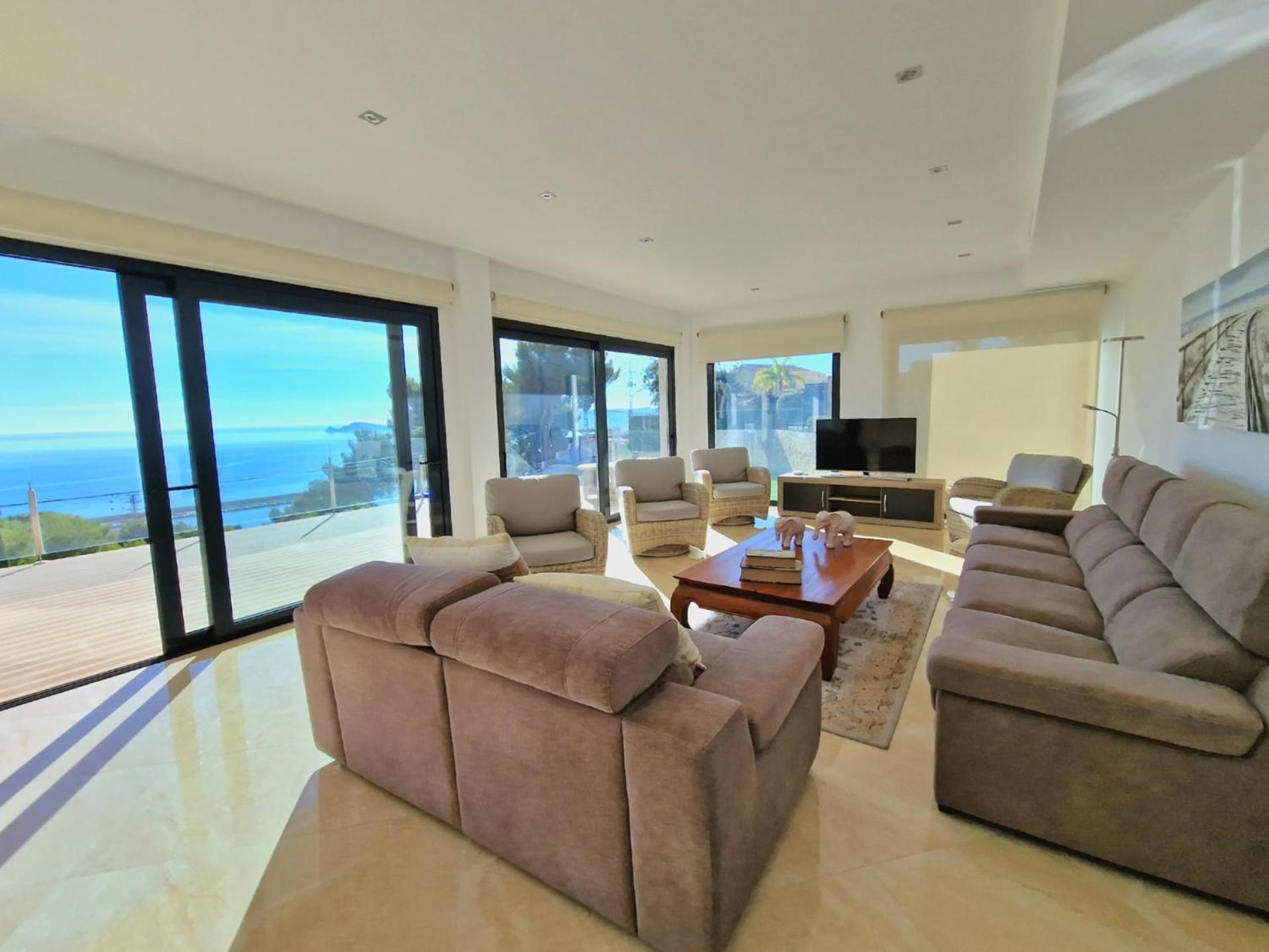 Villa Lujo Con Vistas Al Mar Villa Dulcinea By El Conserje, Cerca Del Puerto Y Sus Servicios Javea Dış mekan fotoğraf
