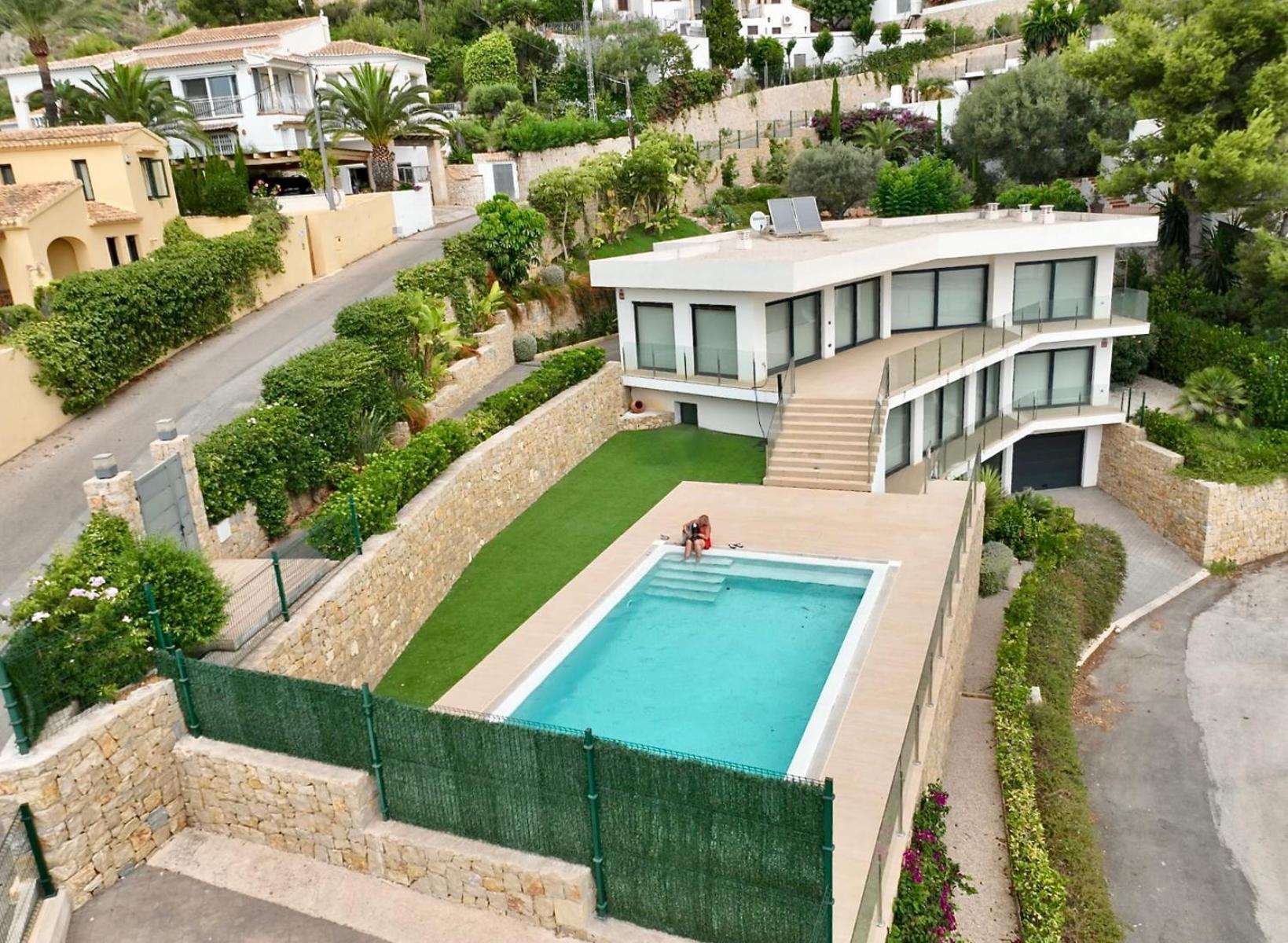Villa Lujo Con Vistas Al Mar Villa Dulcinea By El Conserje, Cerca Del Puerto Y Sus Servicios Javea Dış mekan fotoğraf